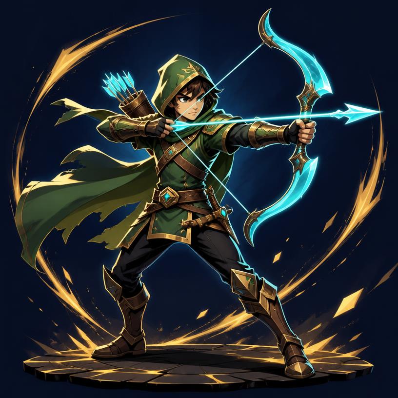 Arrowstorm hero card art