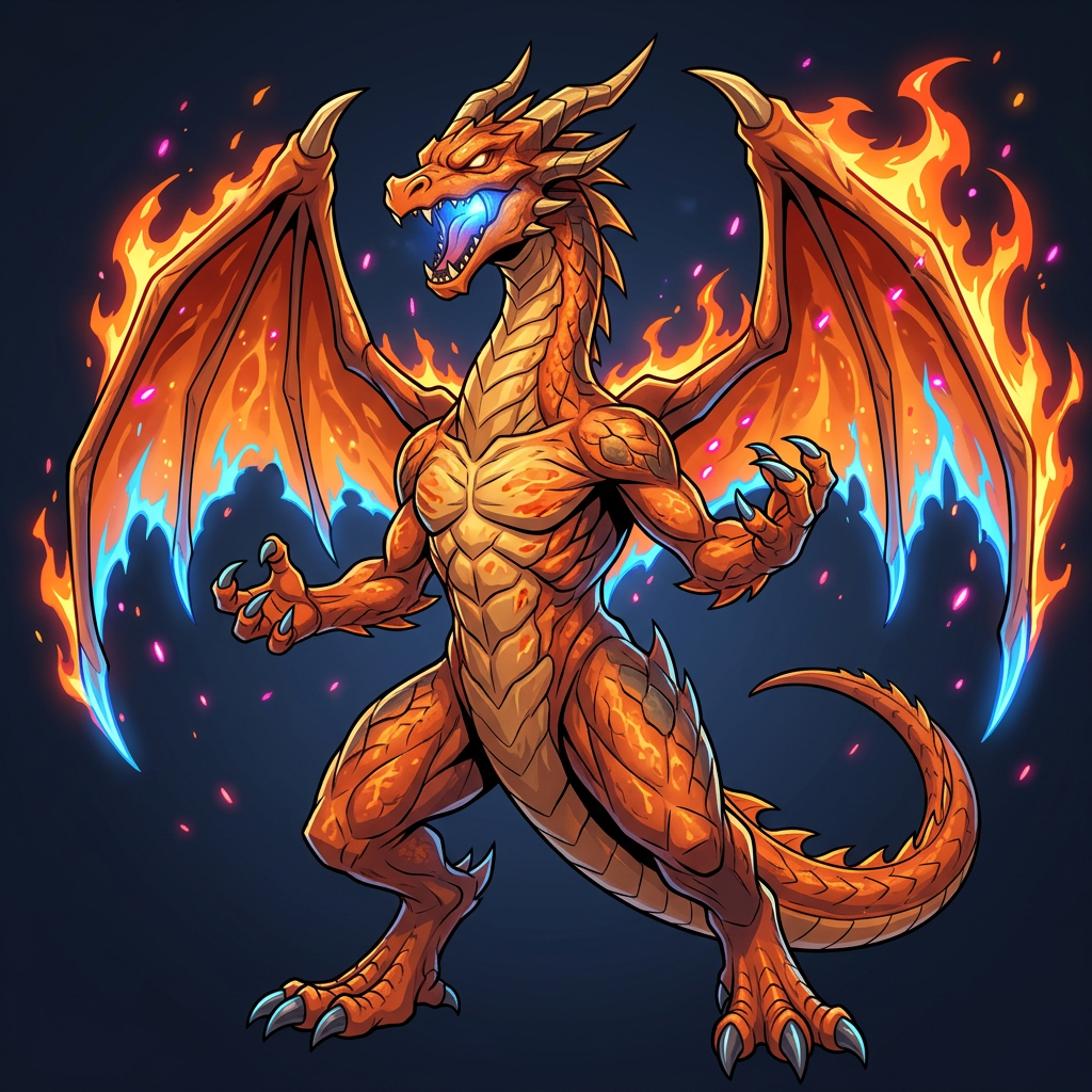 Flamewing hero card art