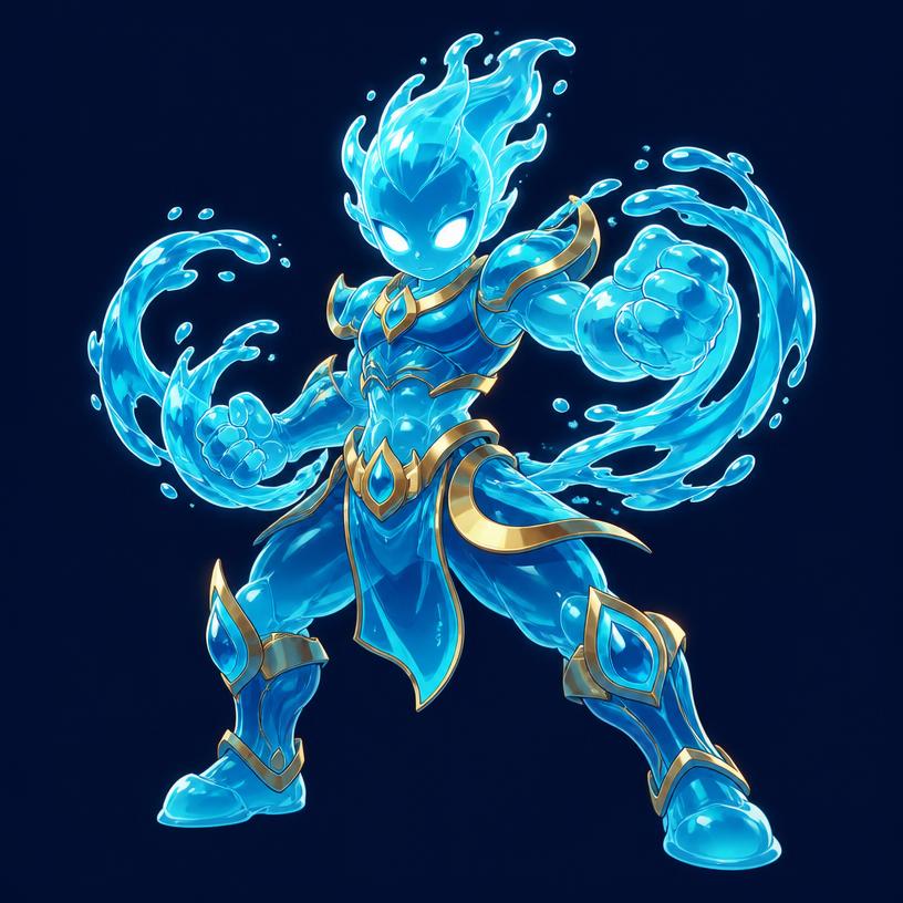 Hydro hero card art