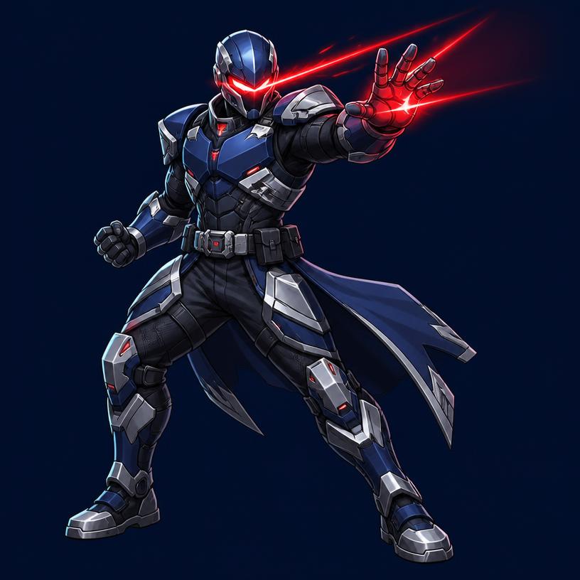 Warden hero card art
